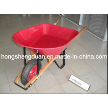 Wooden Handle Wheel Barrow (WH5400)